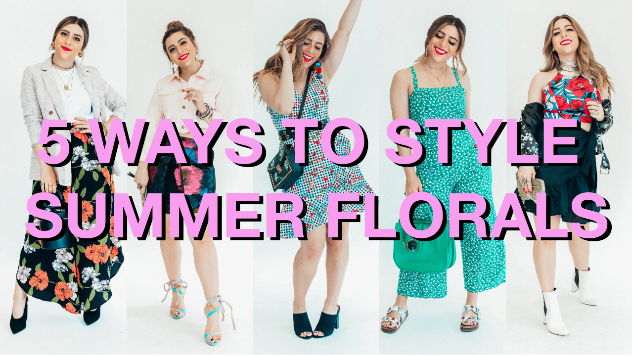 How To Wear Floral Dress - 5 Ways To Style Floral Dresses